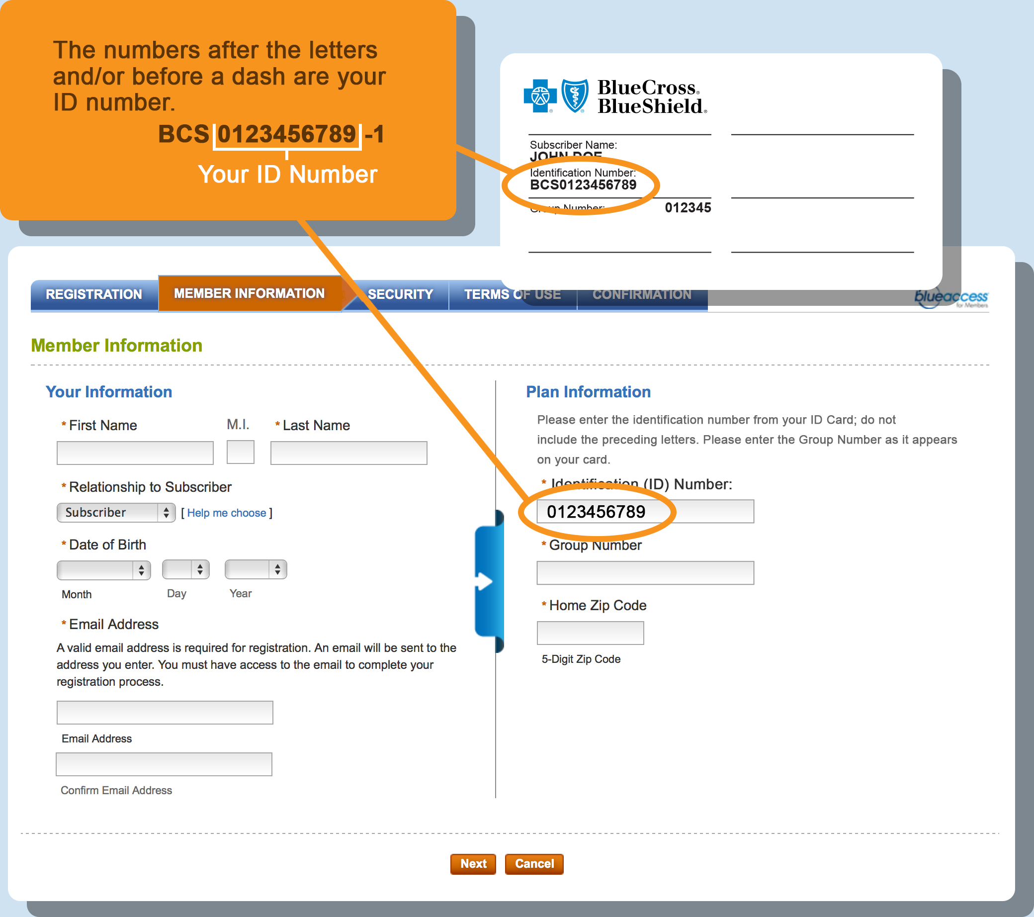 Sign Up For Online Account Access Blue Cross And Blue Shield Of Oklahoma